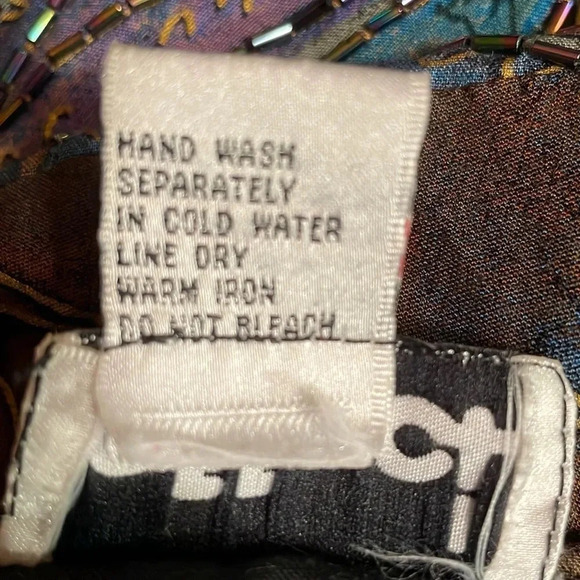 Effeci Authentic Vintage Beaded Vest Size Large. Vintage Gold! - Picture 4 of 10